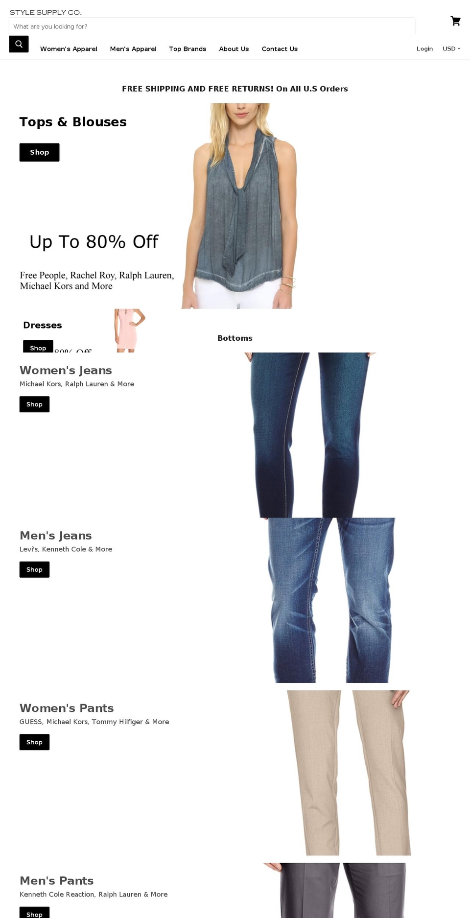 stylesupplyco.com — Shopify storefront screenshot