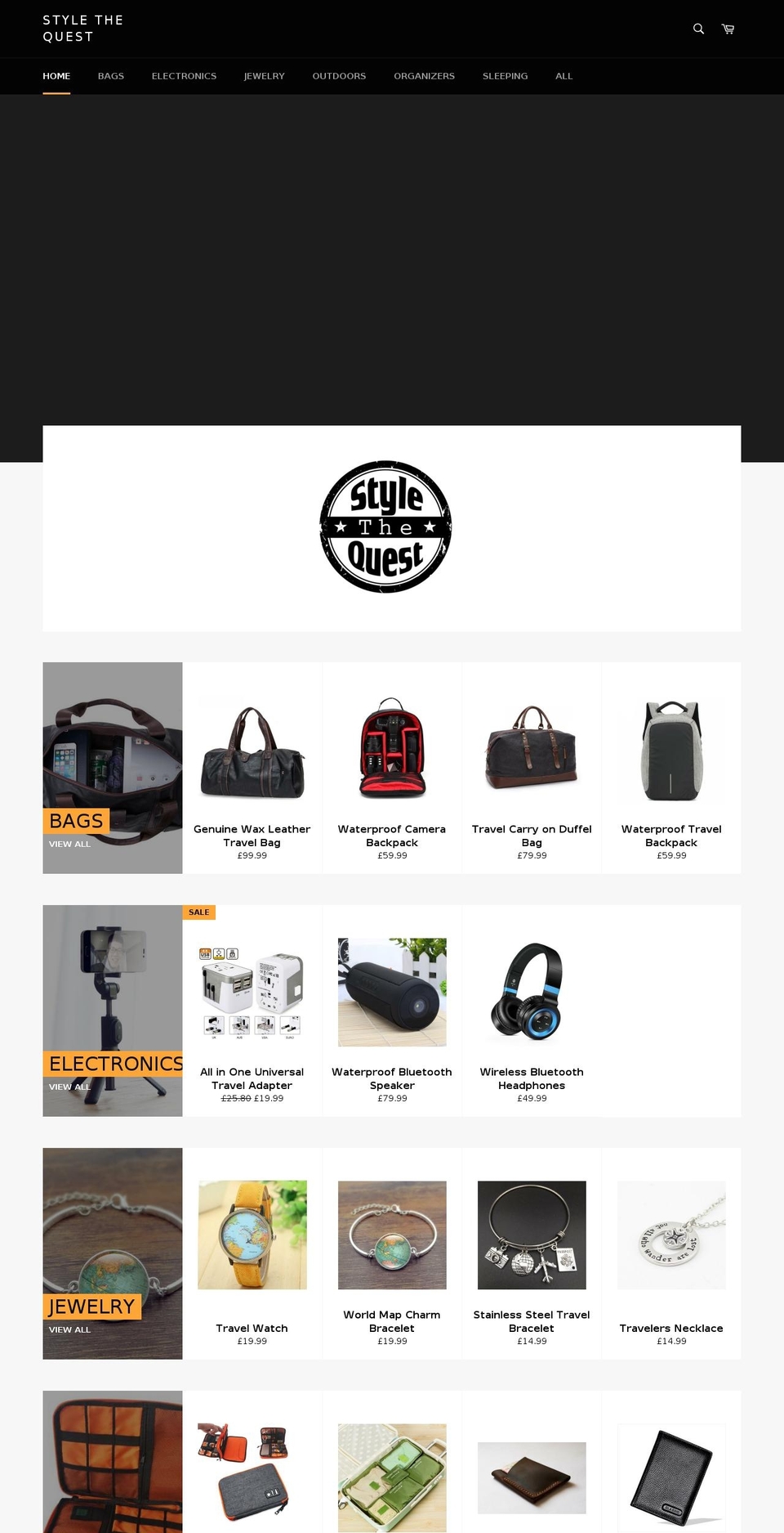 stylethequest.com — Shopify storefront screenshot