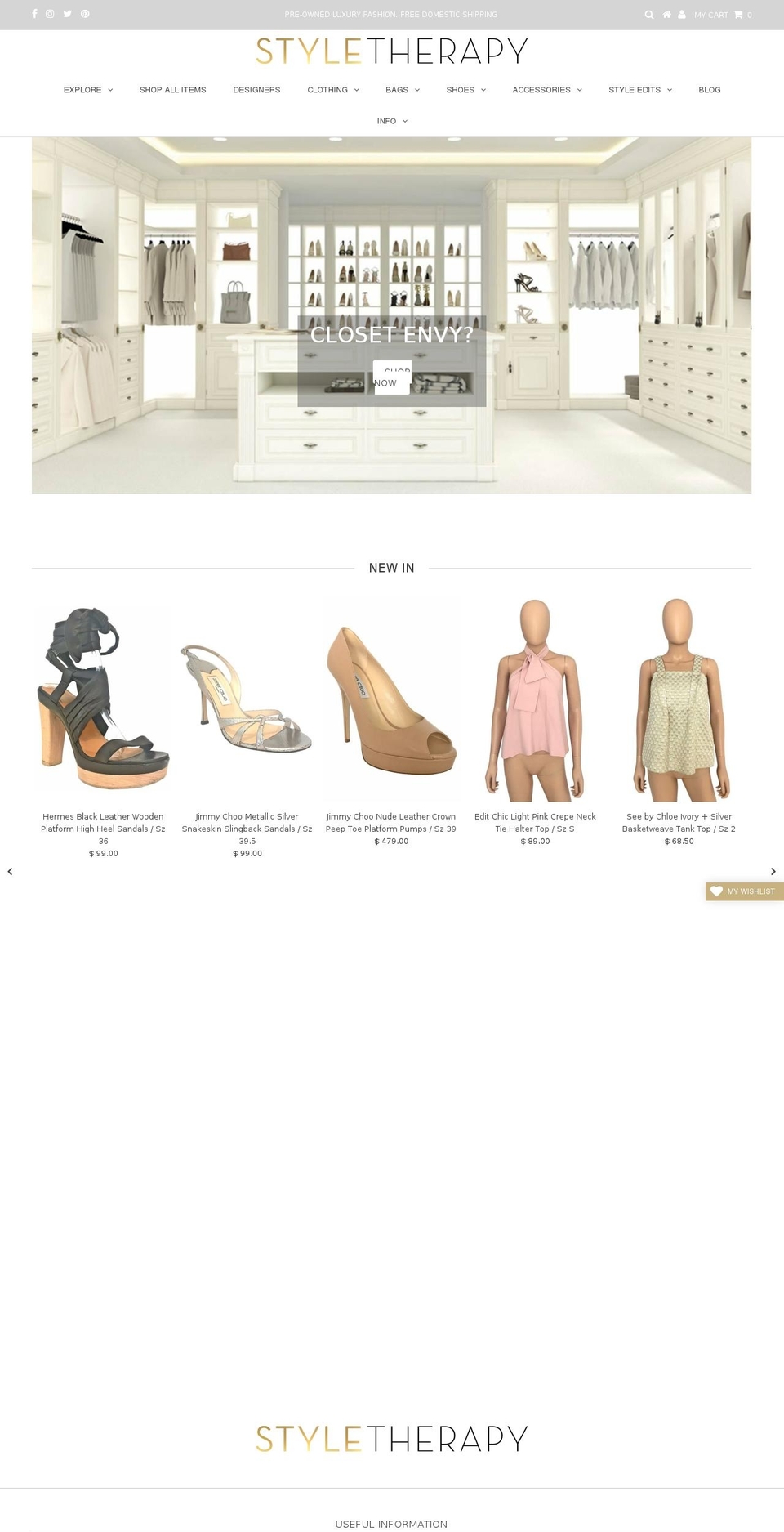 styletherapy.boutique shopify website screenshot