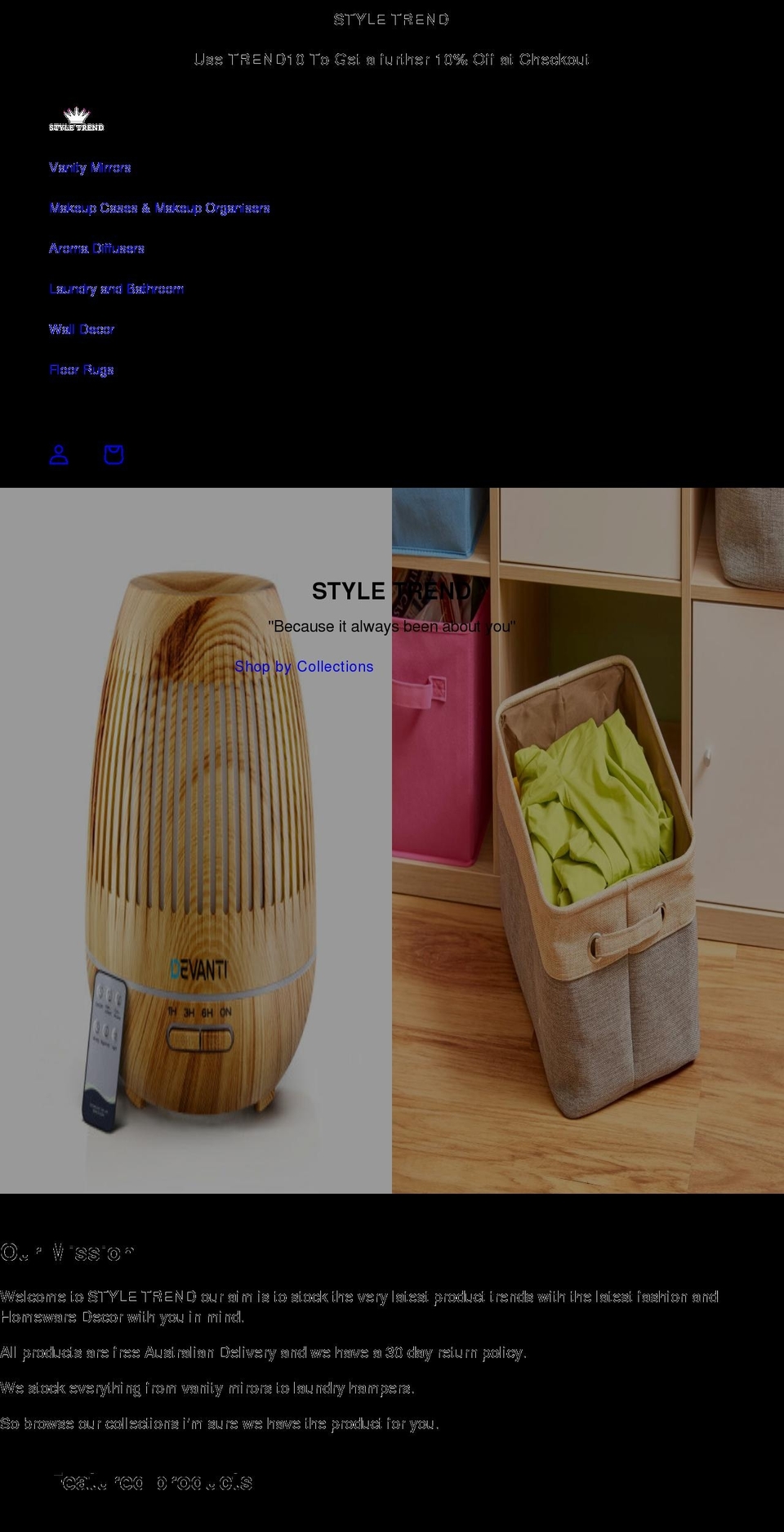 styletrend.com.au shopify website screenshot