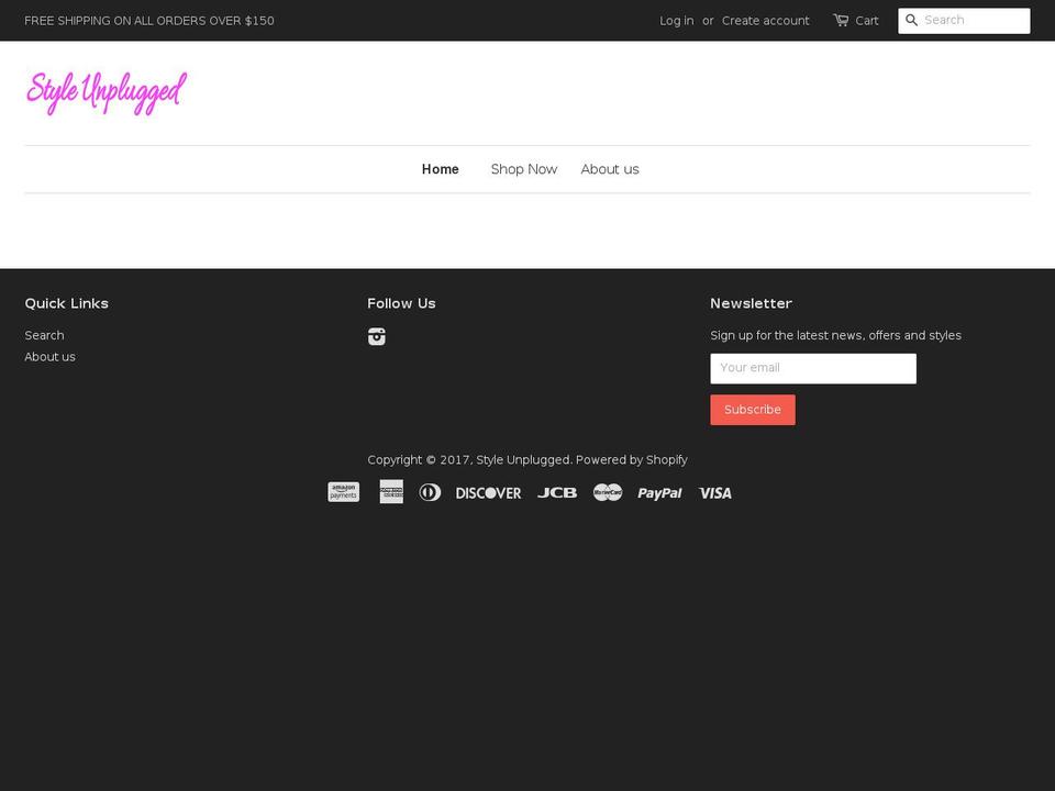 styleunplugged.com shopify website screenshot