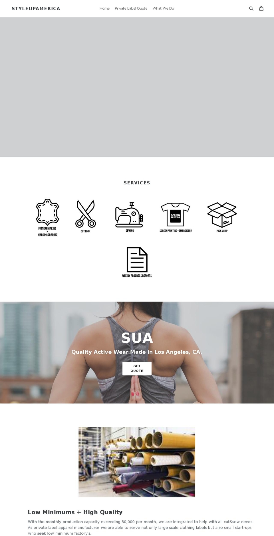 styleupamerica.com — Shopify storefront screenshot