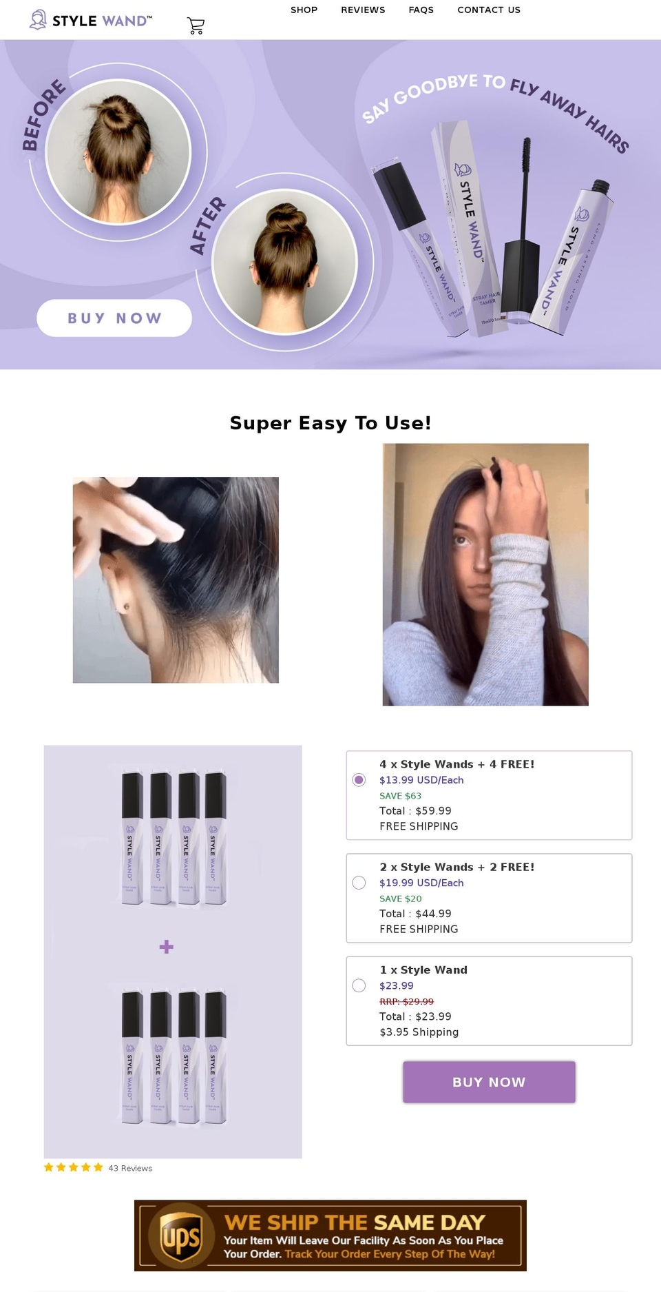 stylewand.co shopify website screenshot