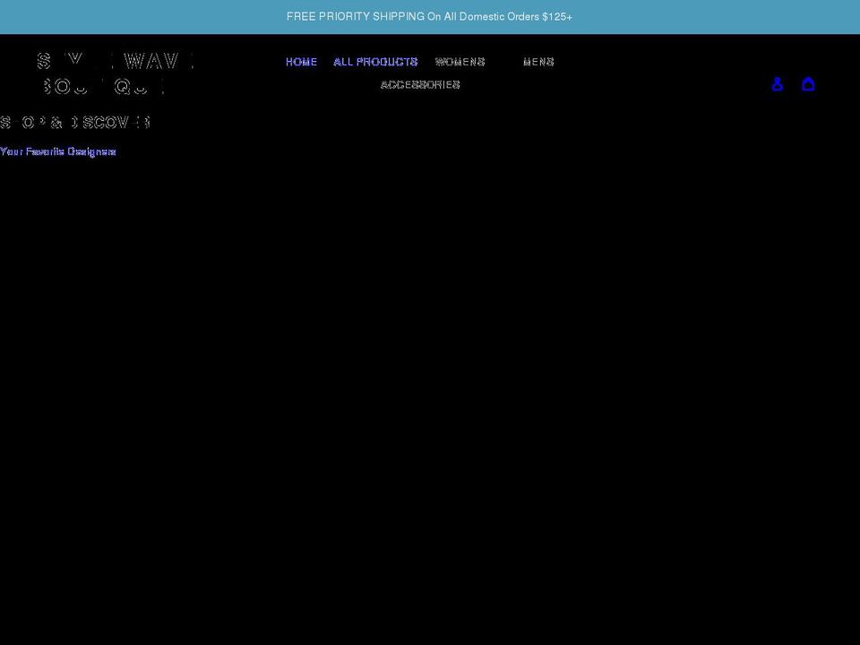 stylewaveboutique.com shopify website screenshot