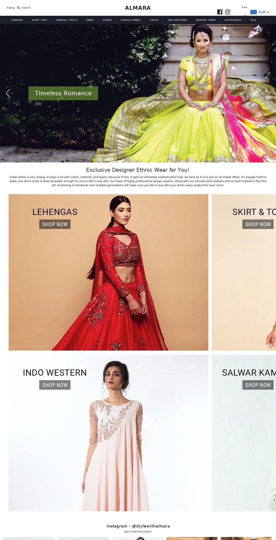 stylewithalmara.com shopify website screenshot