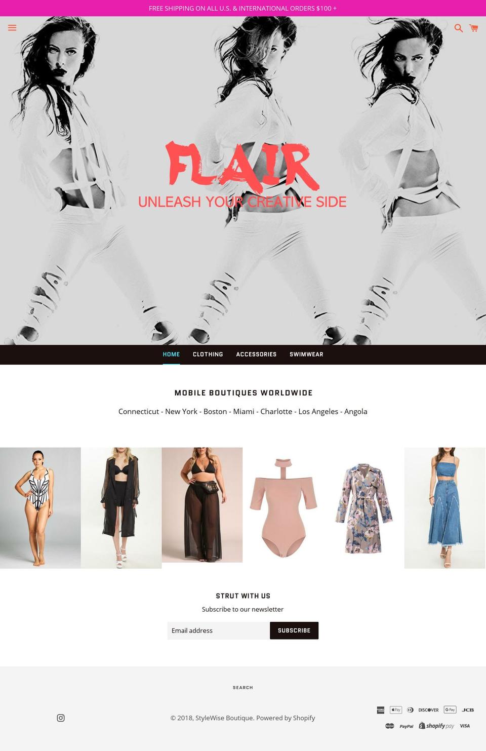 stylewithflair.com — Shopify storefront screenshot