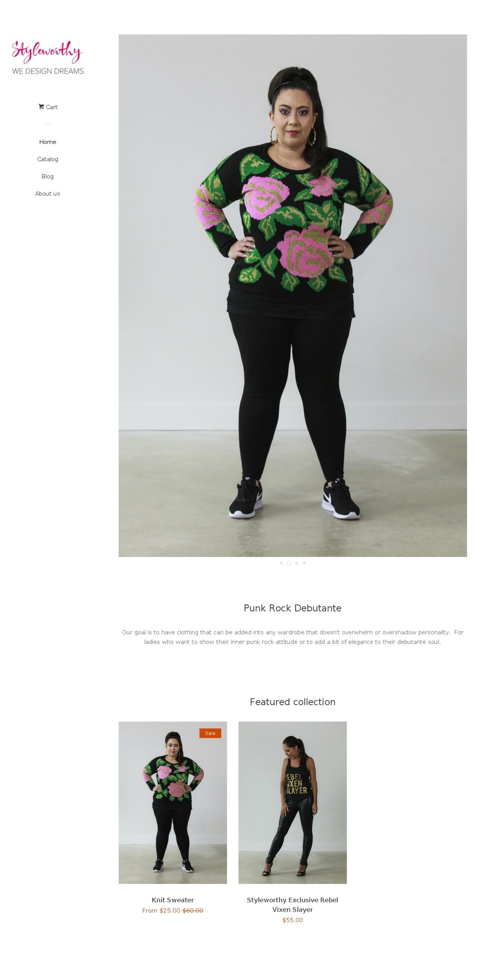 styleworthysociety.com — Shopify storefront screenshot