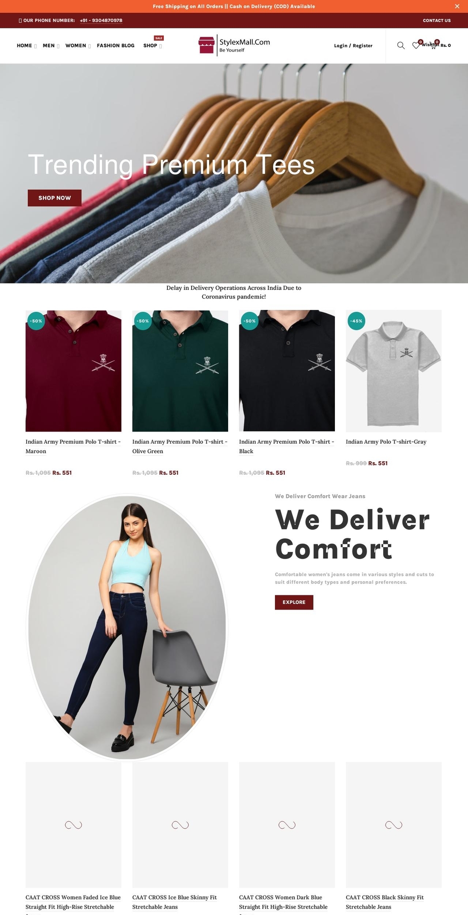 stylexmall.com shopify website screenshot