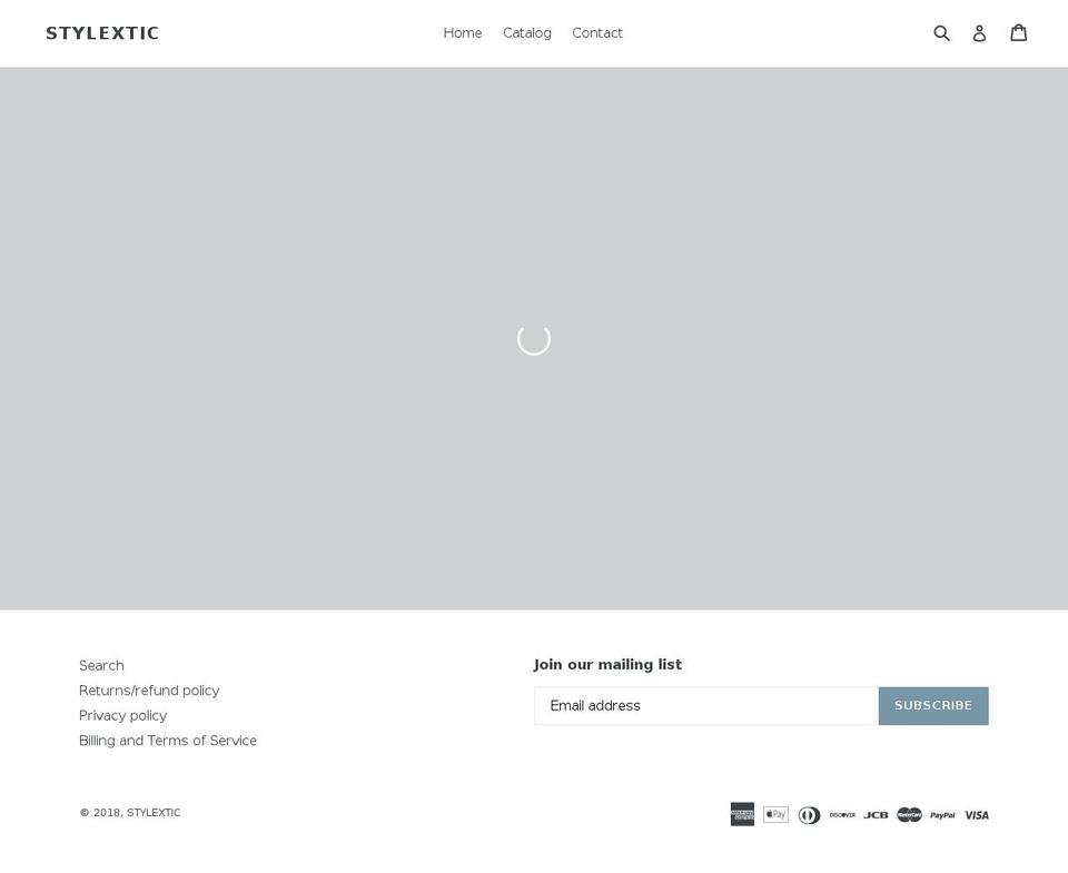 stylextic.com — Shopify storefront screenshot