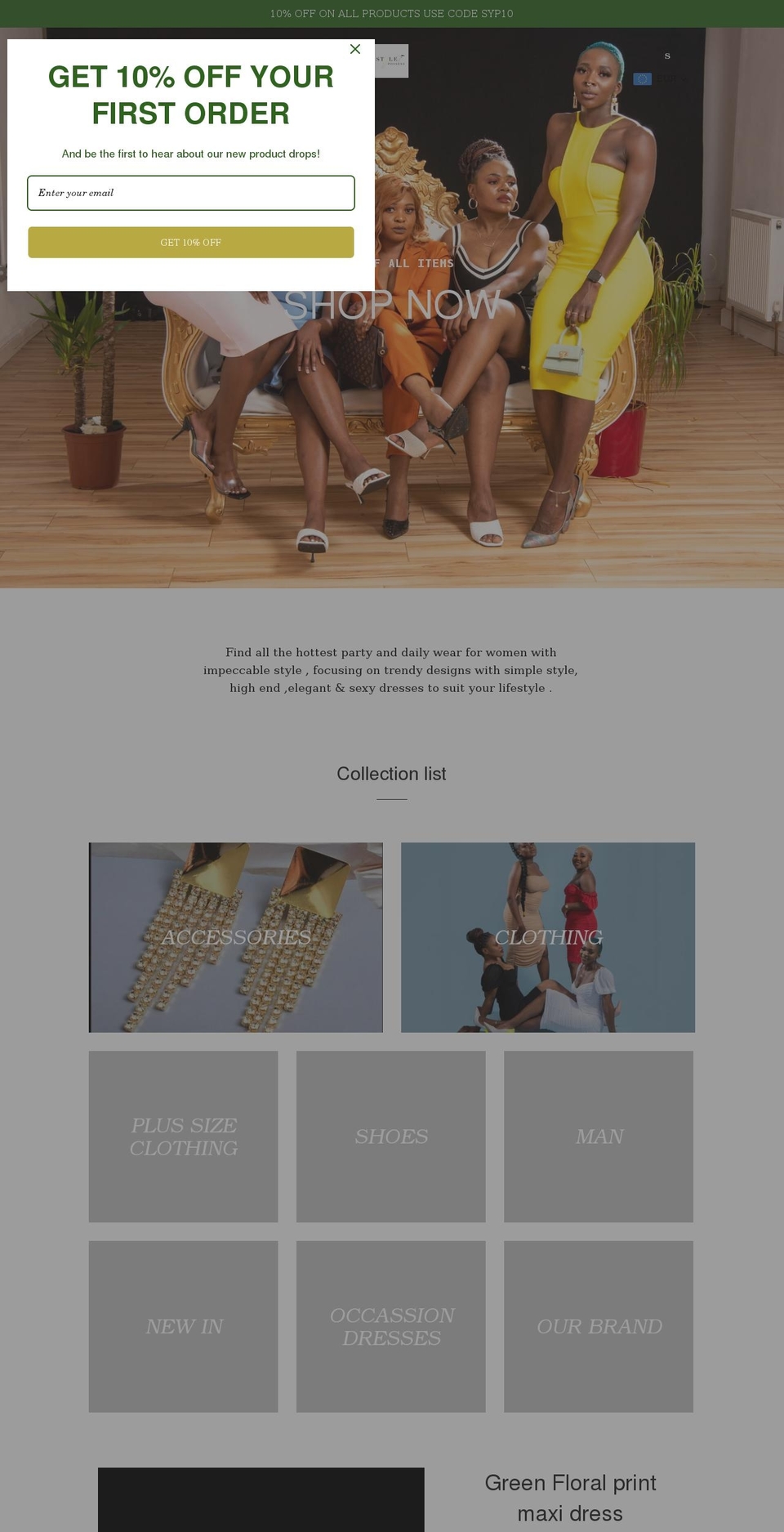 styleyoupossess.co.uk shopify website screenshot