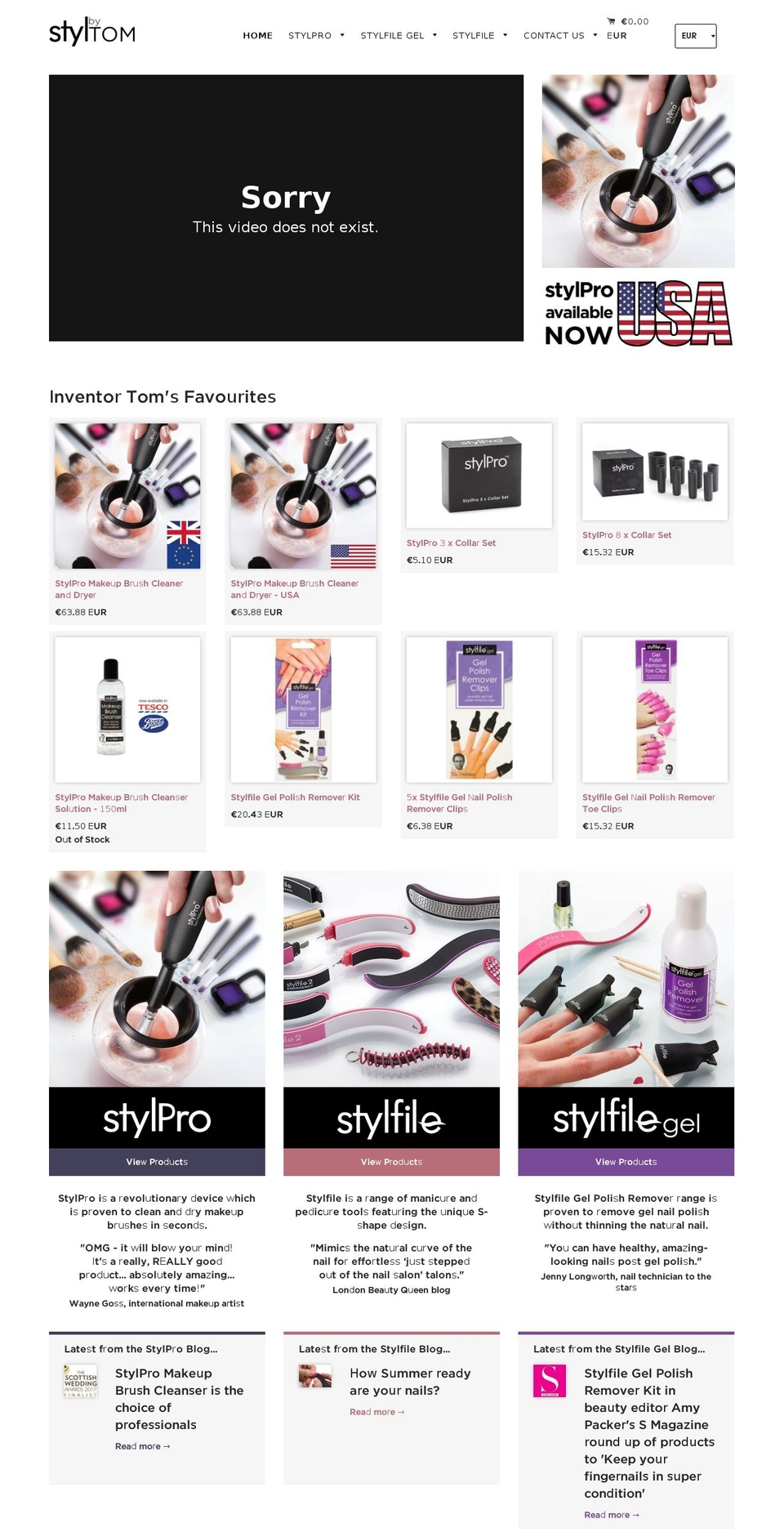 stylfile.com shopify website screenshot