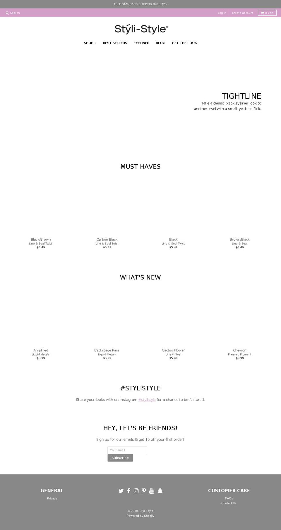 styli-style.com shopify website screenshot