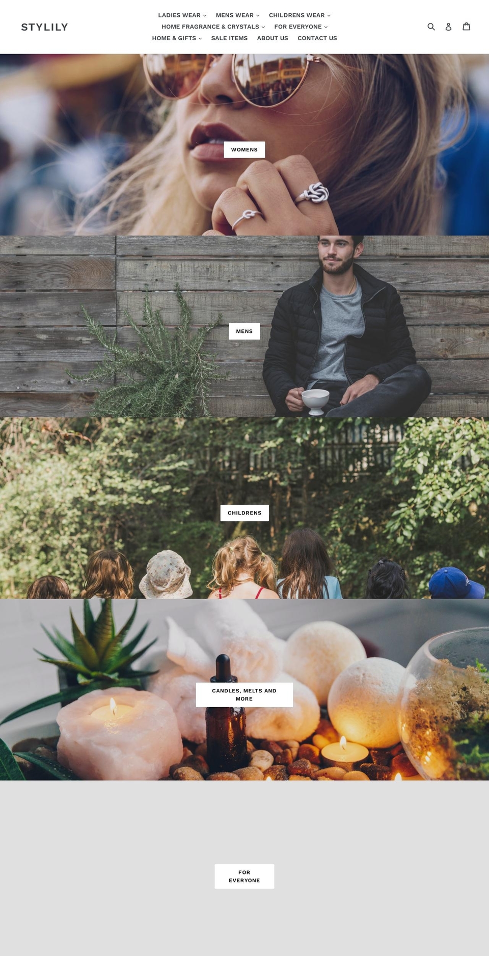 stylily.com.au shopify website screenshot