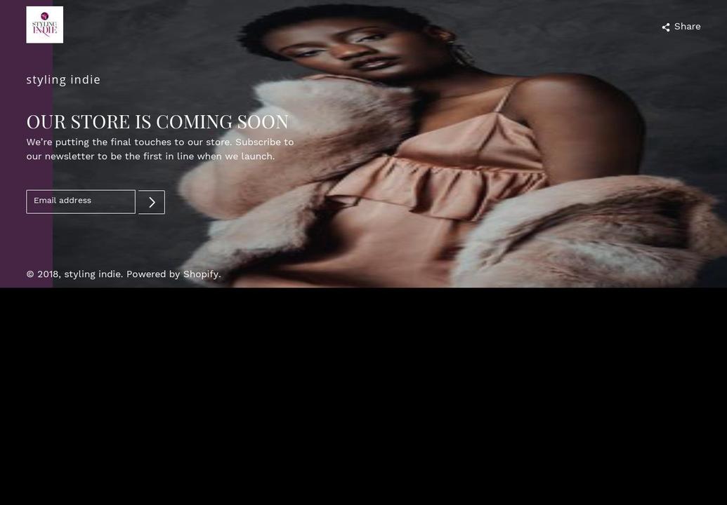 stylingindie.com — Shopify storefront screenshot