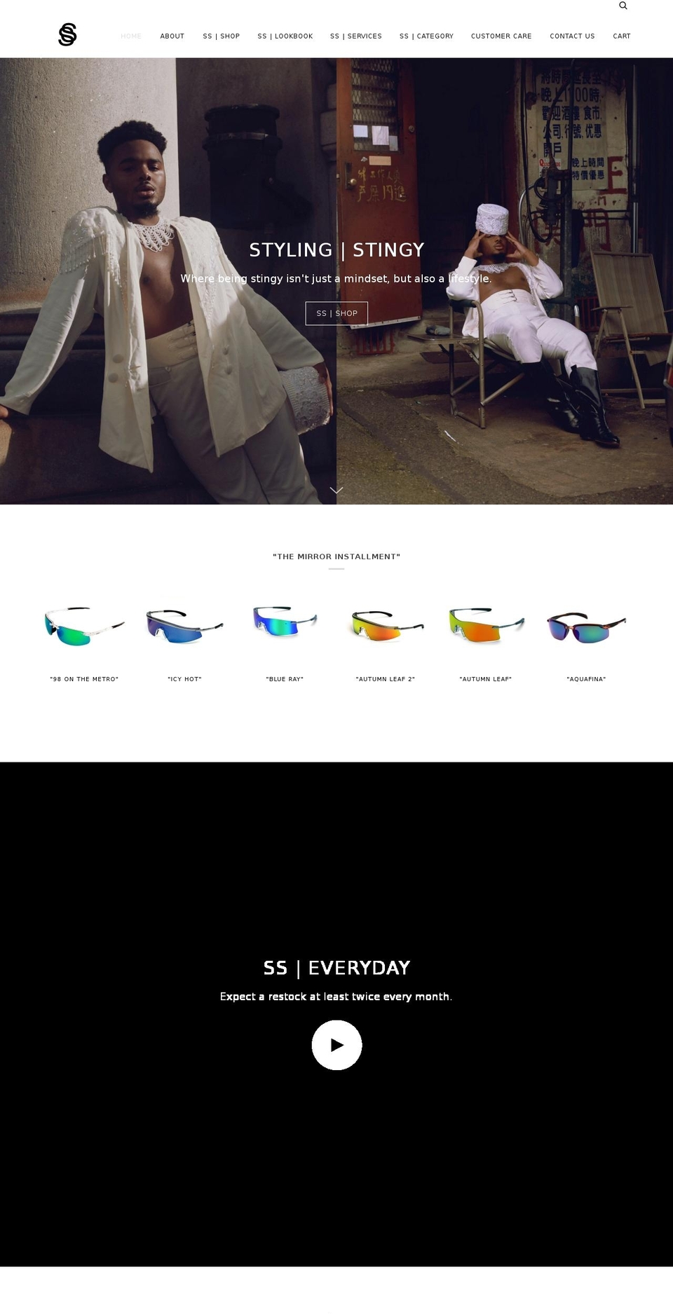 stylingstingy.com shopify website screenshot