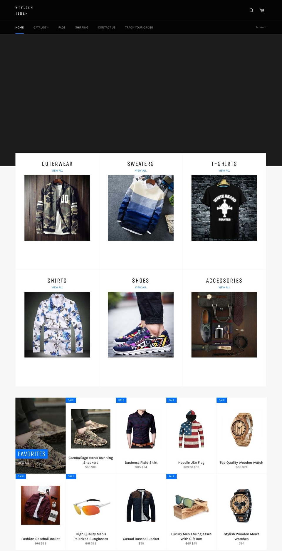 stylish-tiger.com — Shopify storefront screenshot