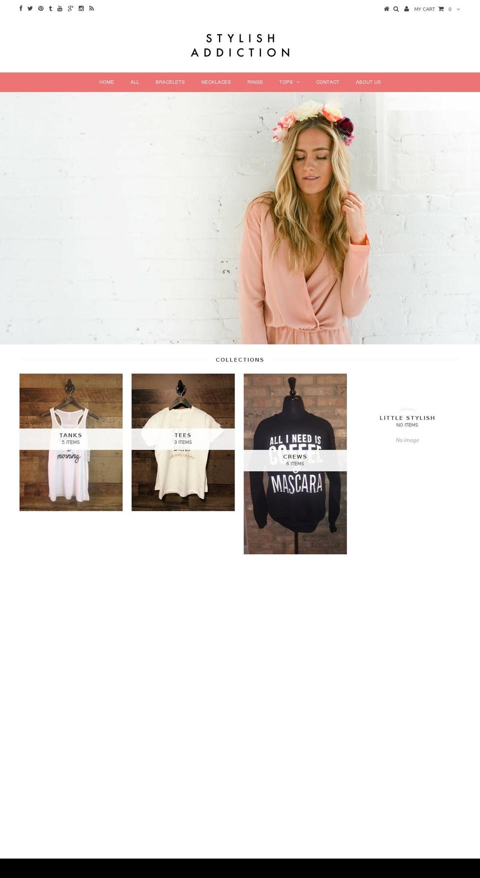 stylishaddiction.com — Shopify storefront screenshot