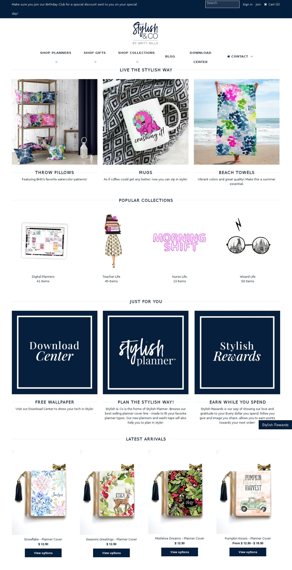 stylishandco.com shopify website screenshot