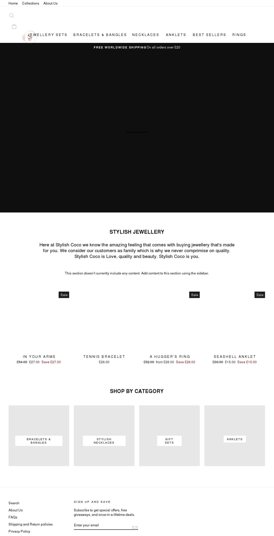 stylishcoco.com shopify website screenshot
