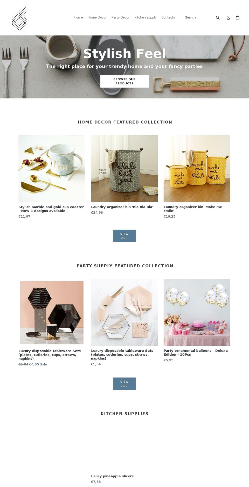 stylishfeel.com shopify website screenshot