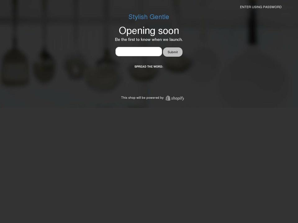 stylishgentle.com shopify website screenshot