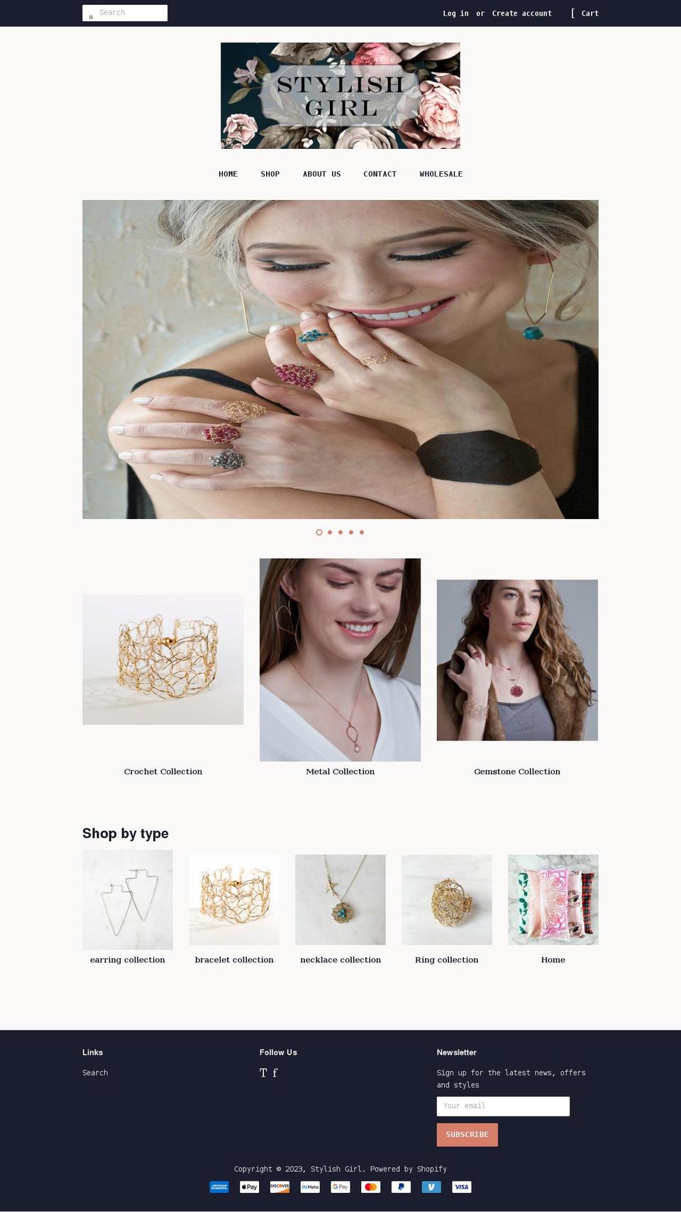 stylishgirl.com shopify website screenshot