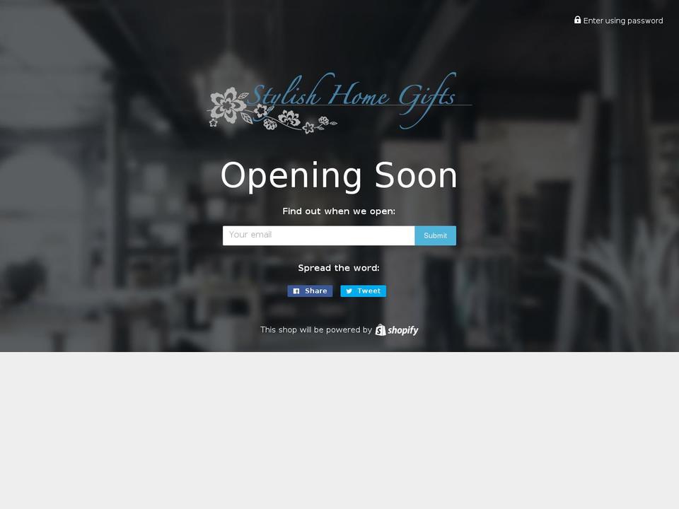 stylishhomegifts.com shopify website screenshot
