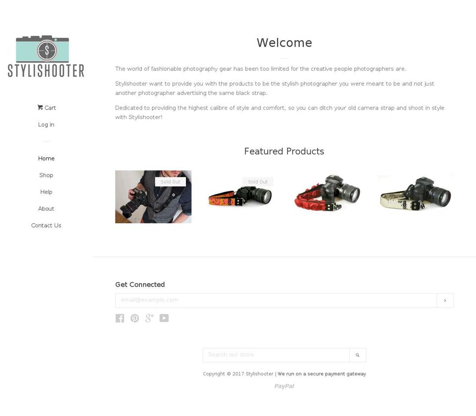 stylishooter.com shopify website screenshot
