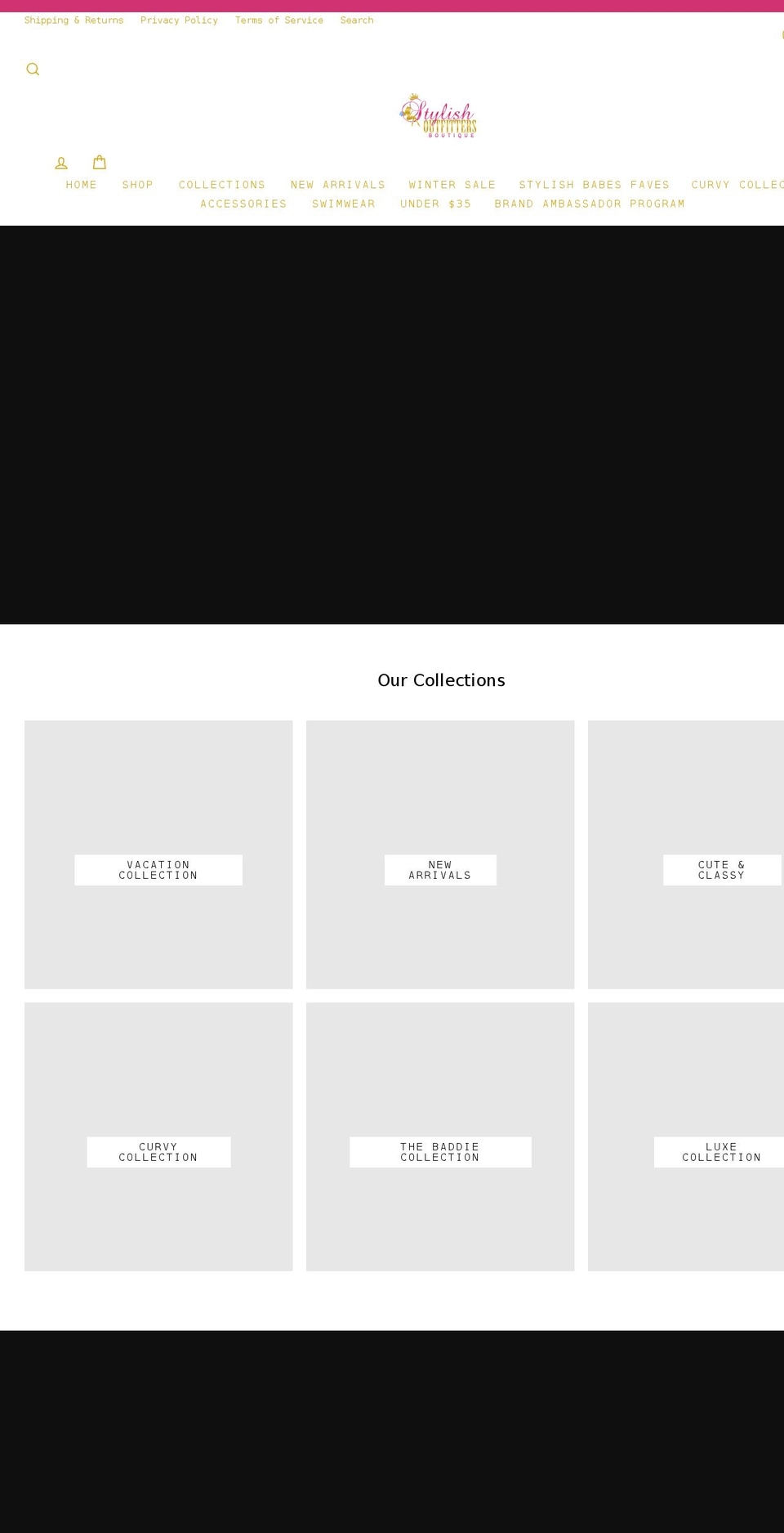stylishoutfitters.com shopify website screenshot