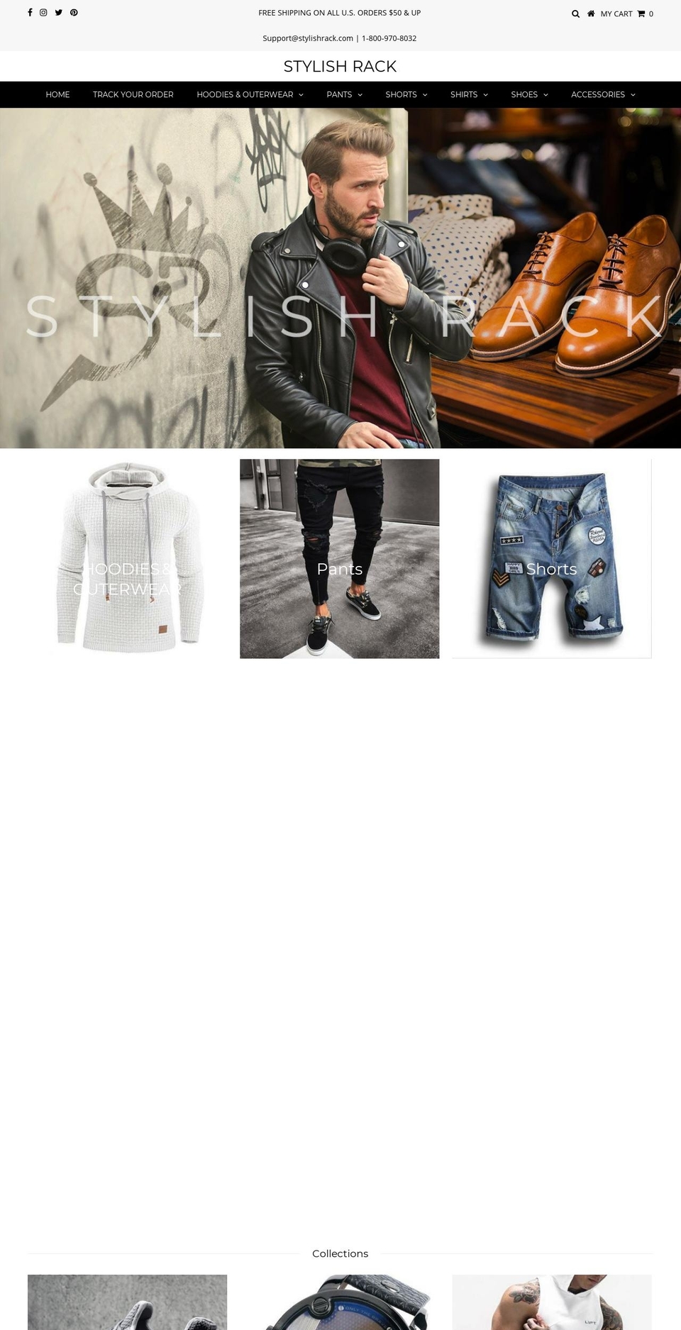 stylishrack.com shopify website screenshot