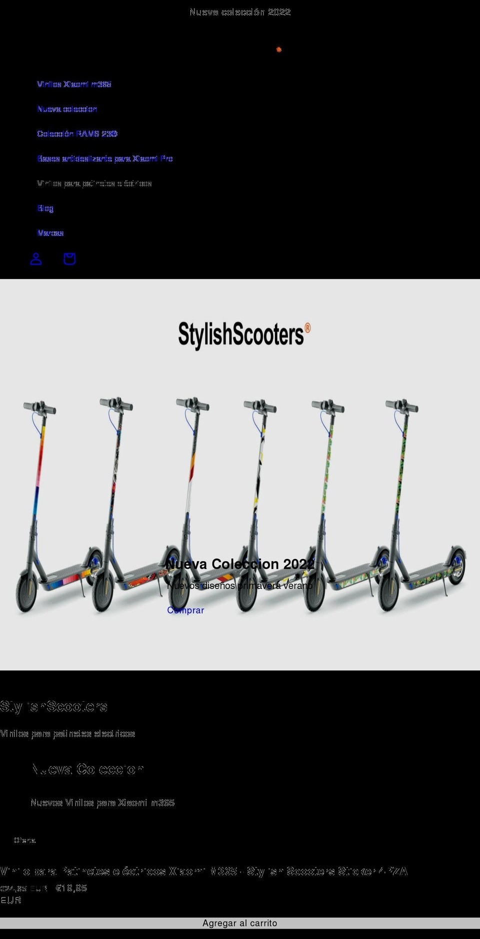 stylishscooters.com shopify website screenshot