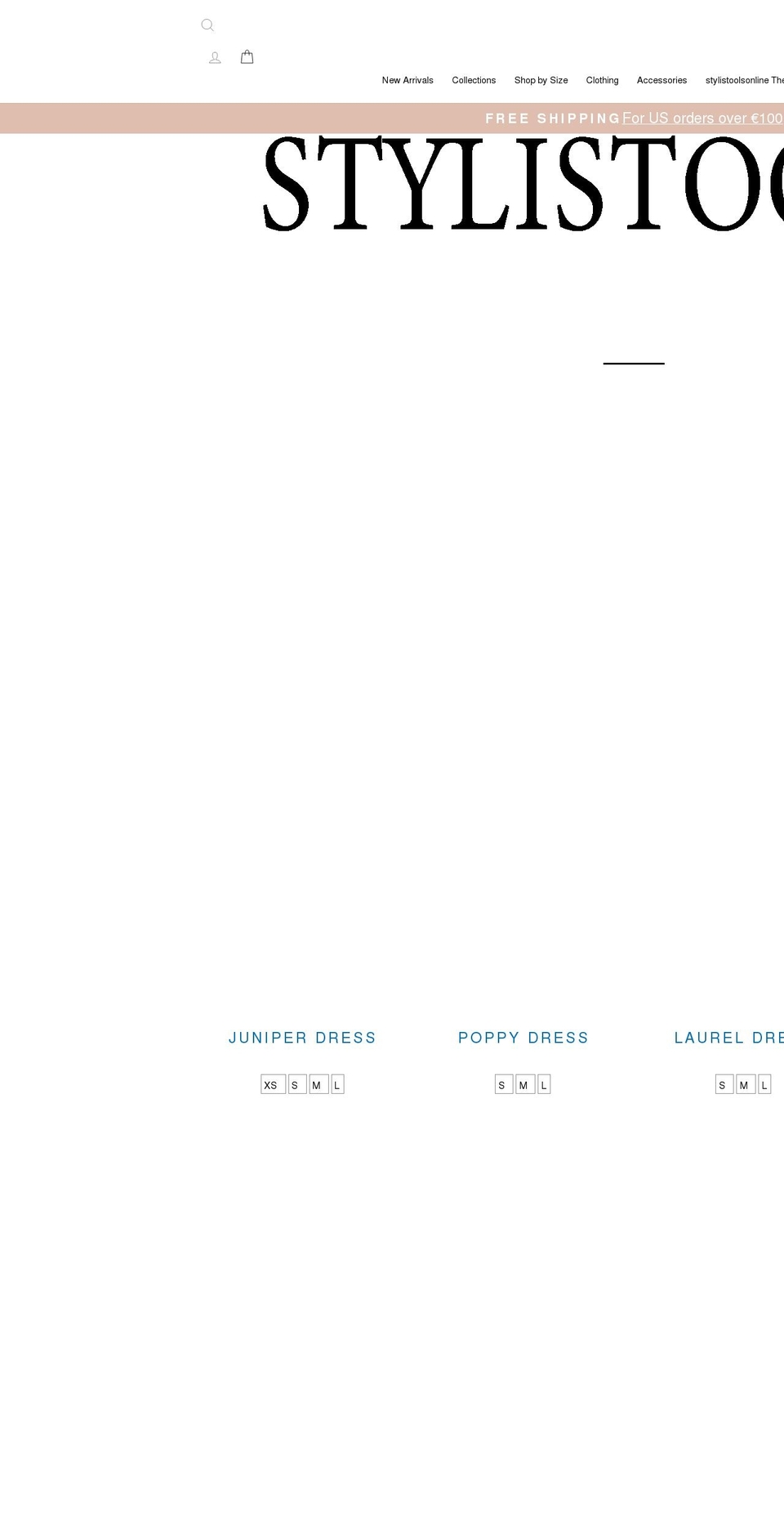 stylistoolsonline.com shopify website screenshot