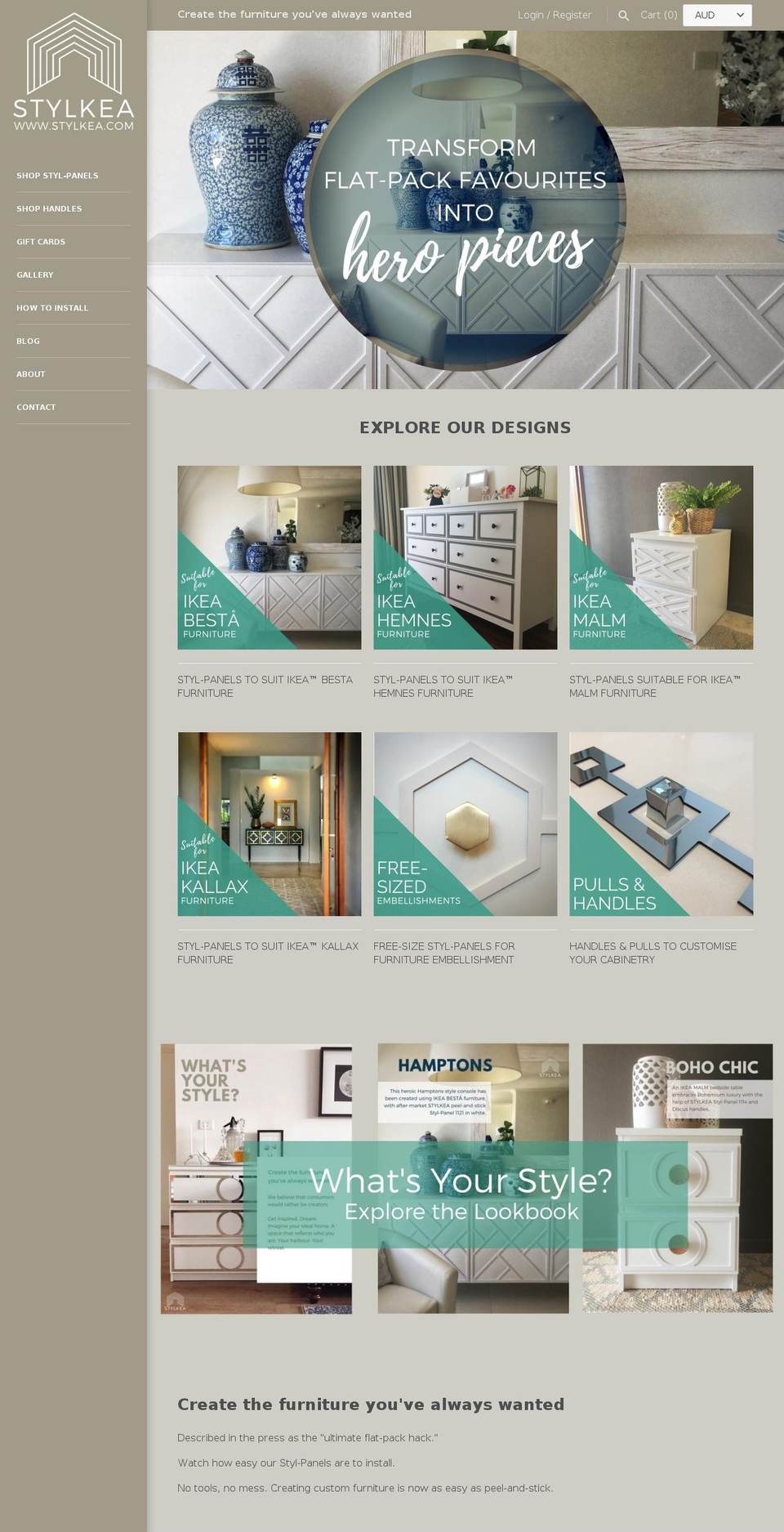 stylkea.com shopify website screenshot