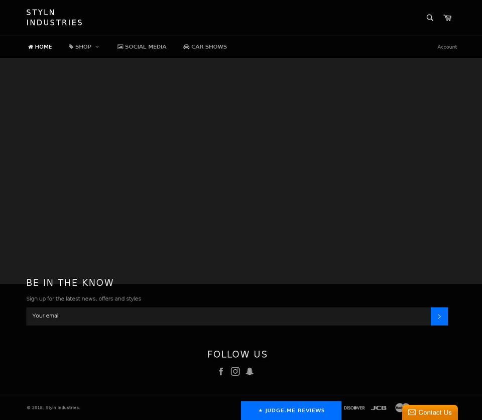 styln.co shopify website screenshot