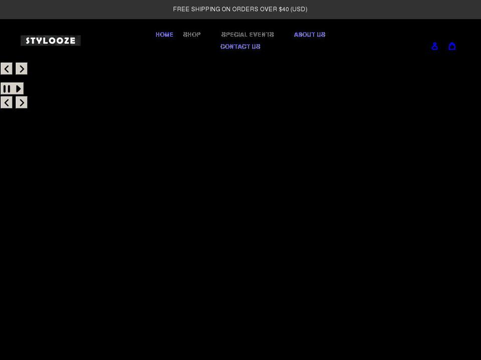 stylooze.com shopify website screenshot