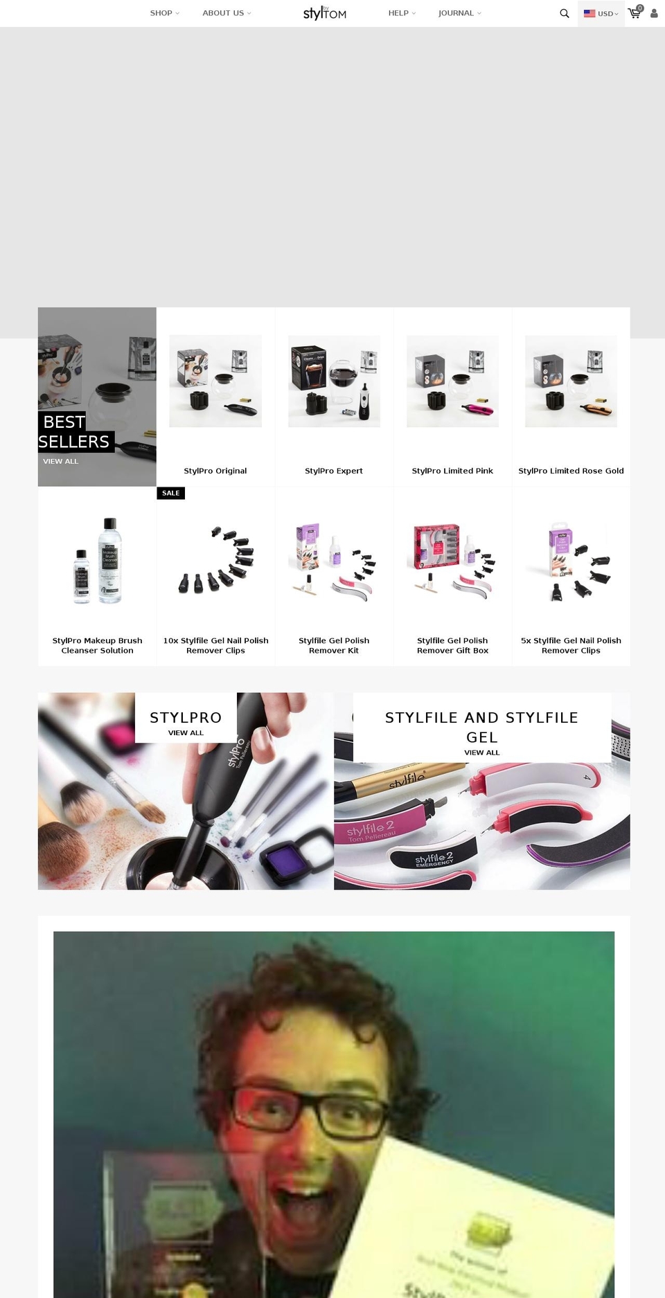 styltom.co.uk shopify website screenshot