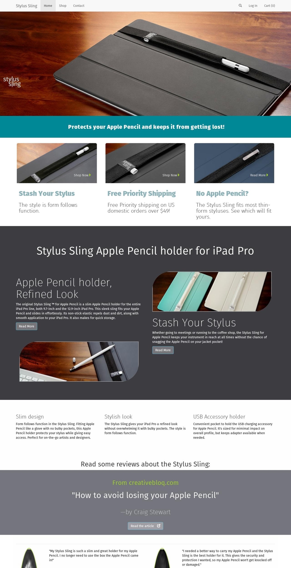 stylussling.com shopify website screenshot