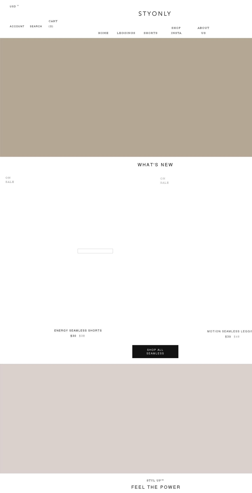 styonly.com shopify website screenshot