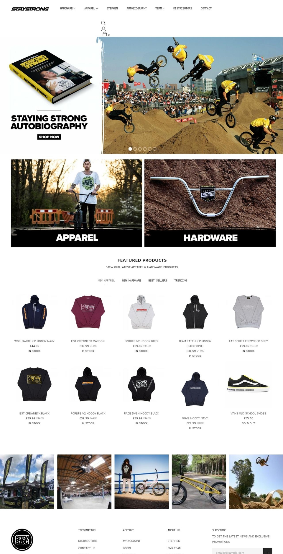 NEW CART DROP DOWN LAYOUT Shopify theme site example stysrg.com