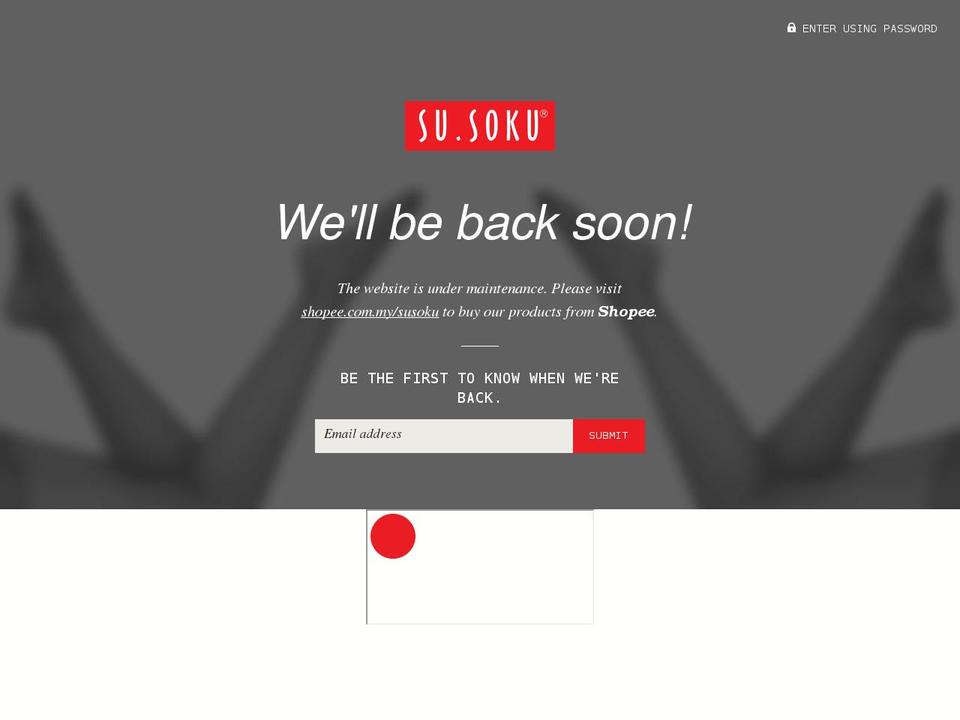 su-soku.com shopify website screenshot