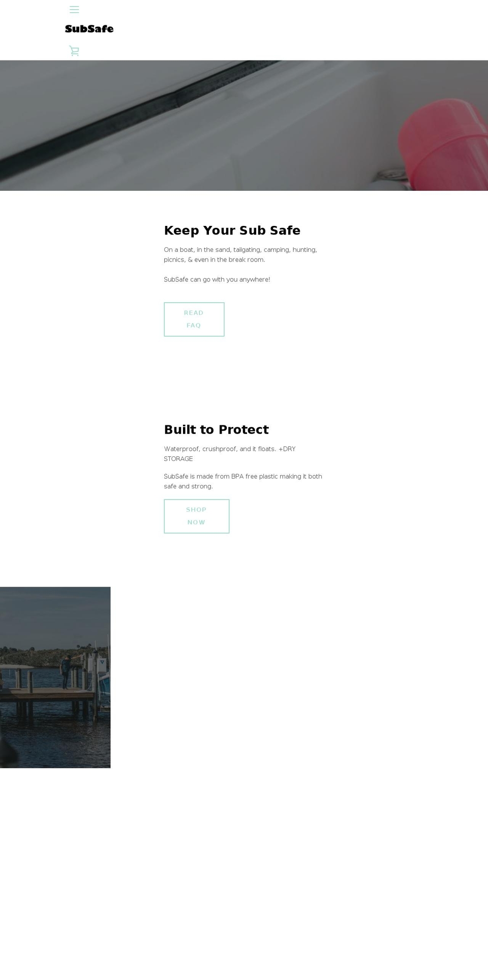 sub-safe.com — Shopify storefront screenshot