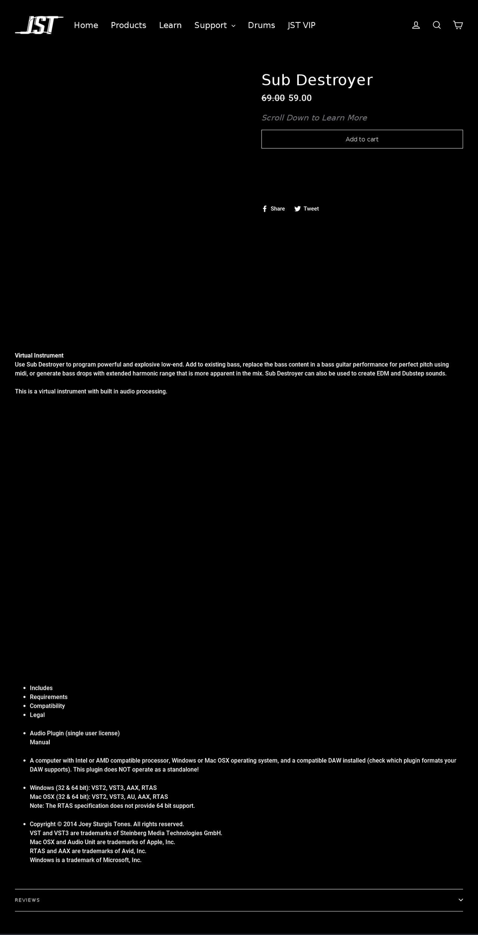 subdestroyer.com — Shopify storefront screenshot