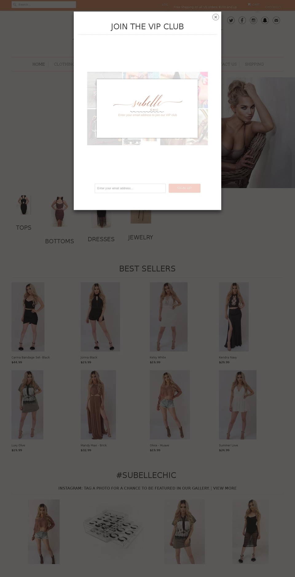 A\u0026Z Designs Shopify theme site example subellechic.com