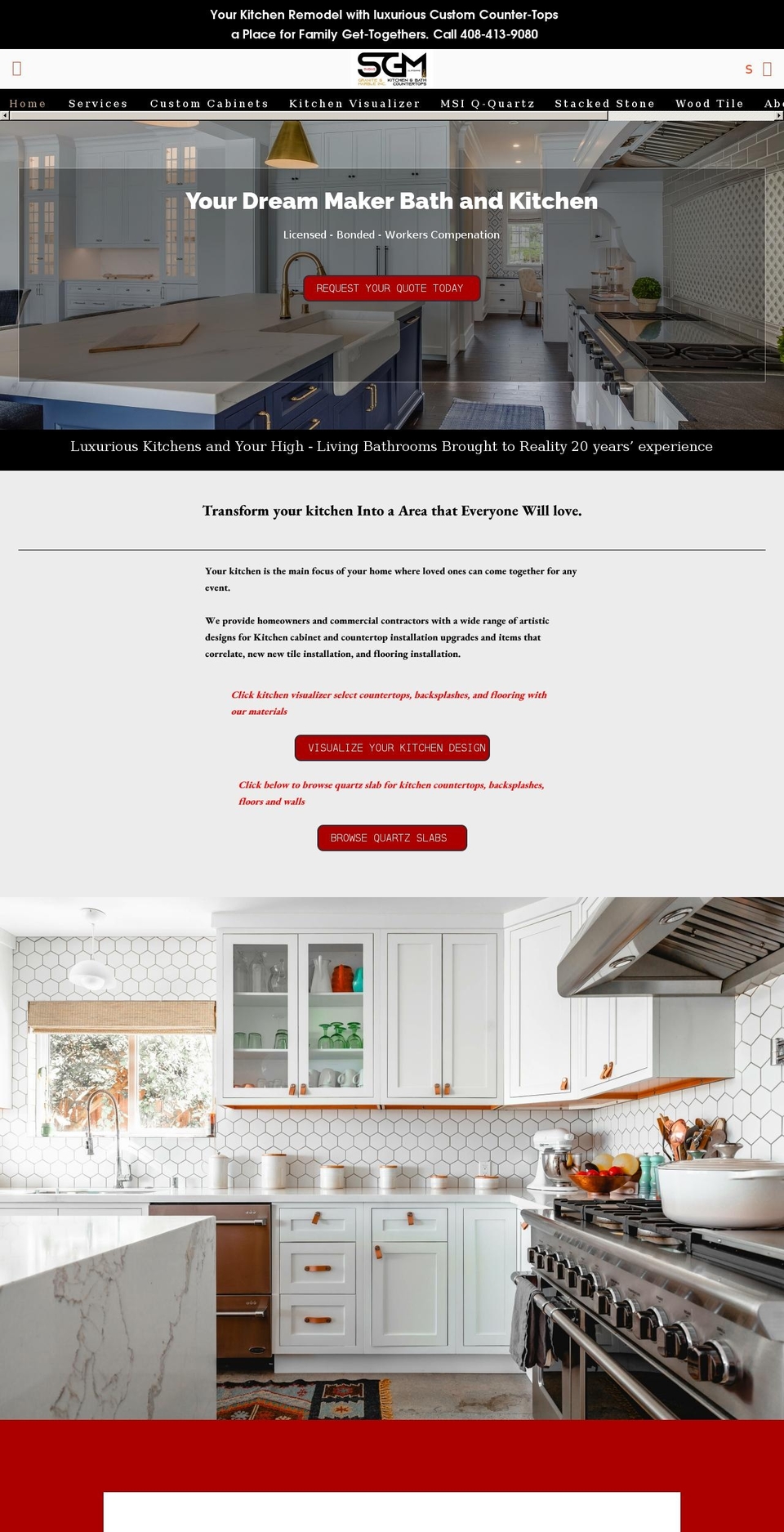subias-granite.com — Shopify storefront screenshot