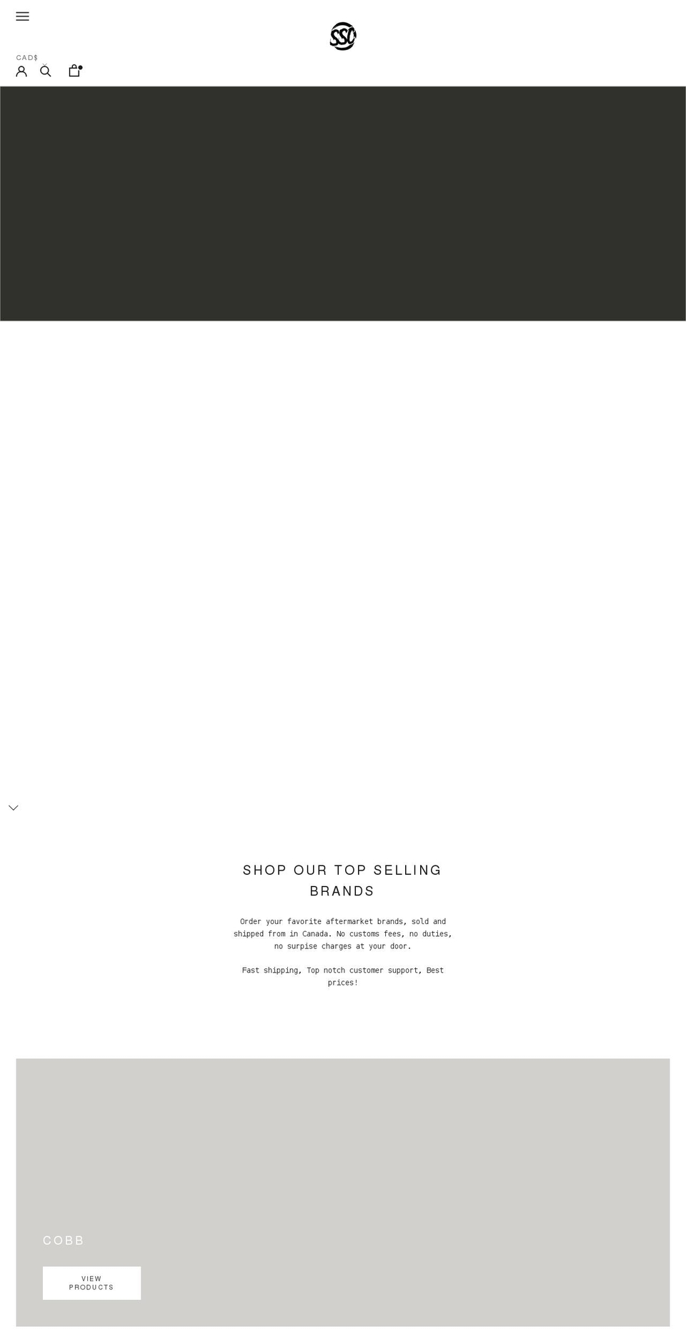 subiesupplyco.ca shopify website screenshot