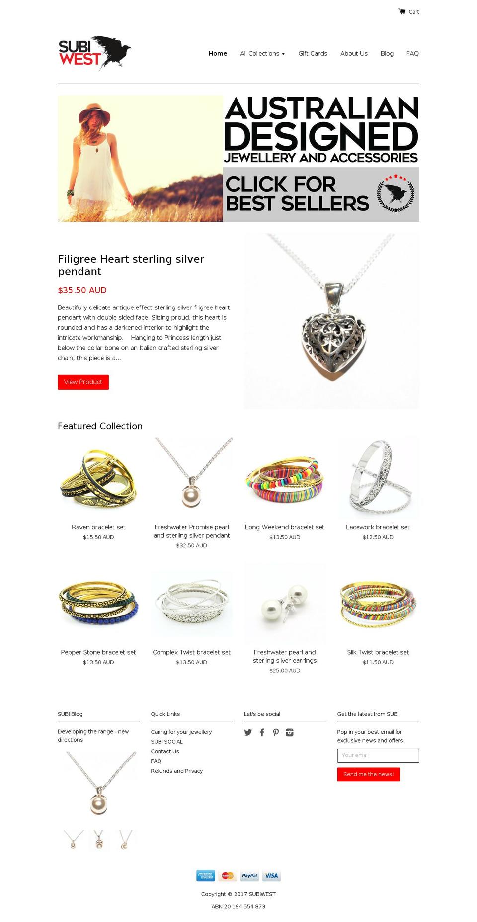 subiwest.com shopify website screenshot