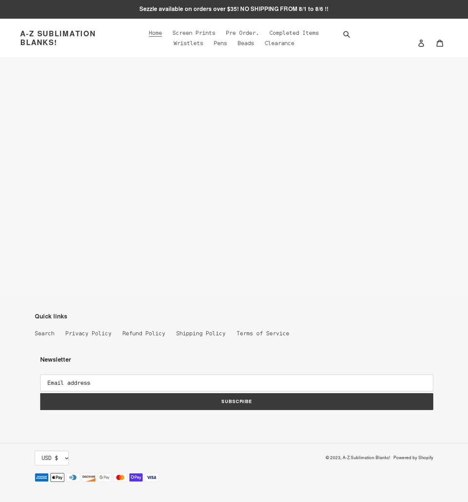 sublimation-blanks-to-love.myshopify.com shopify website screenshot