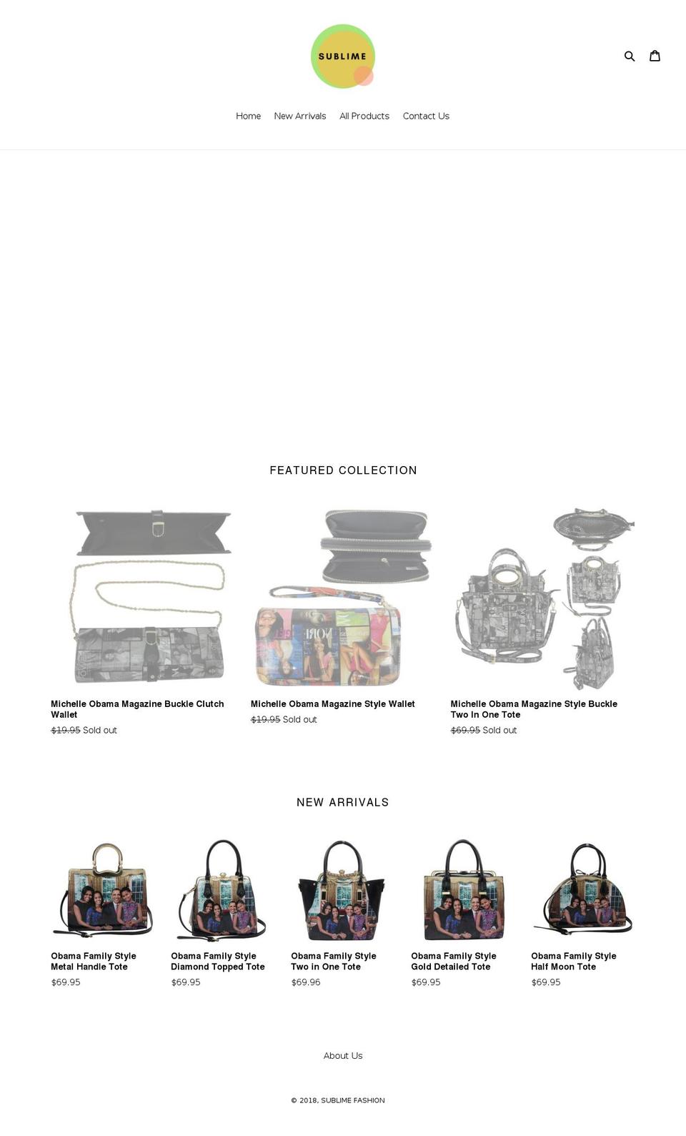 sublimenewyork.com — Shopify storefront screenshot