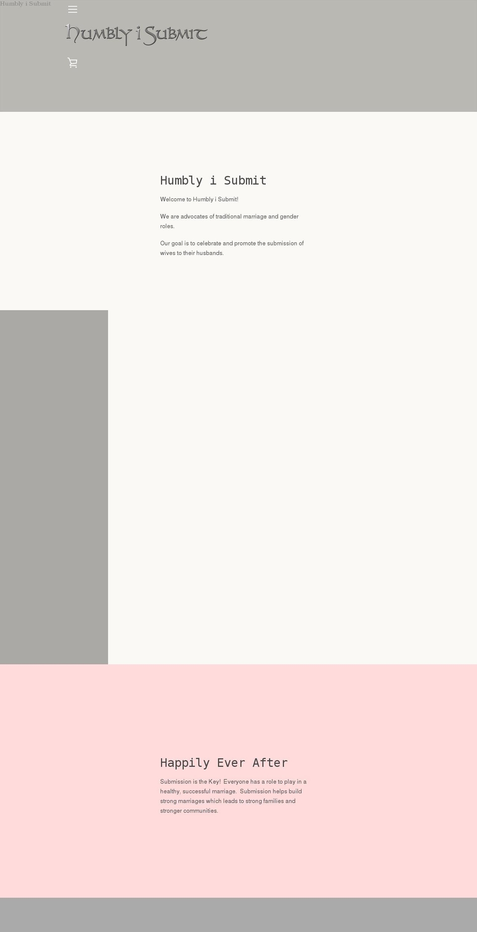 submissive-wife.myshopify.com shopify website screenshot