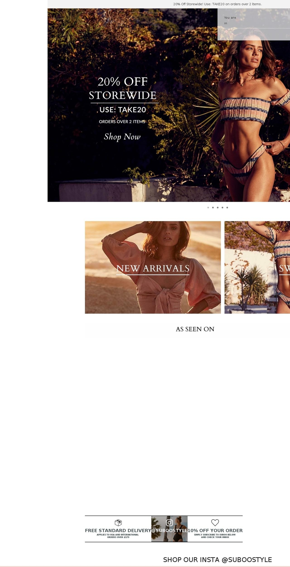 suboousa.com — Shopify storefront screenshot